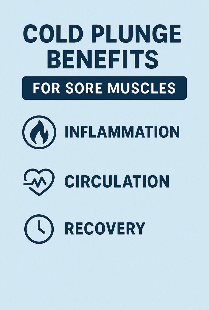 cold plunge benefits summary for sore muscles
